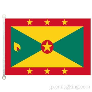 グレナダの国旗90 * 150cm 100％ポリエステル
